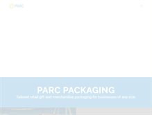 Tablet Screenshot of parcpackaging.com